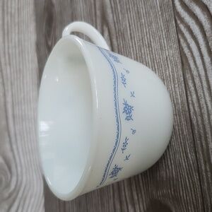 Pyrex morning blue vintage coffee mug